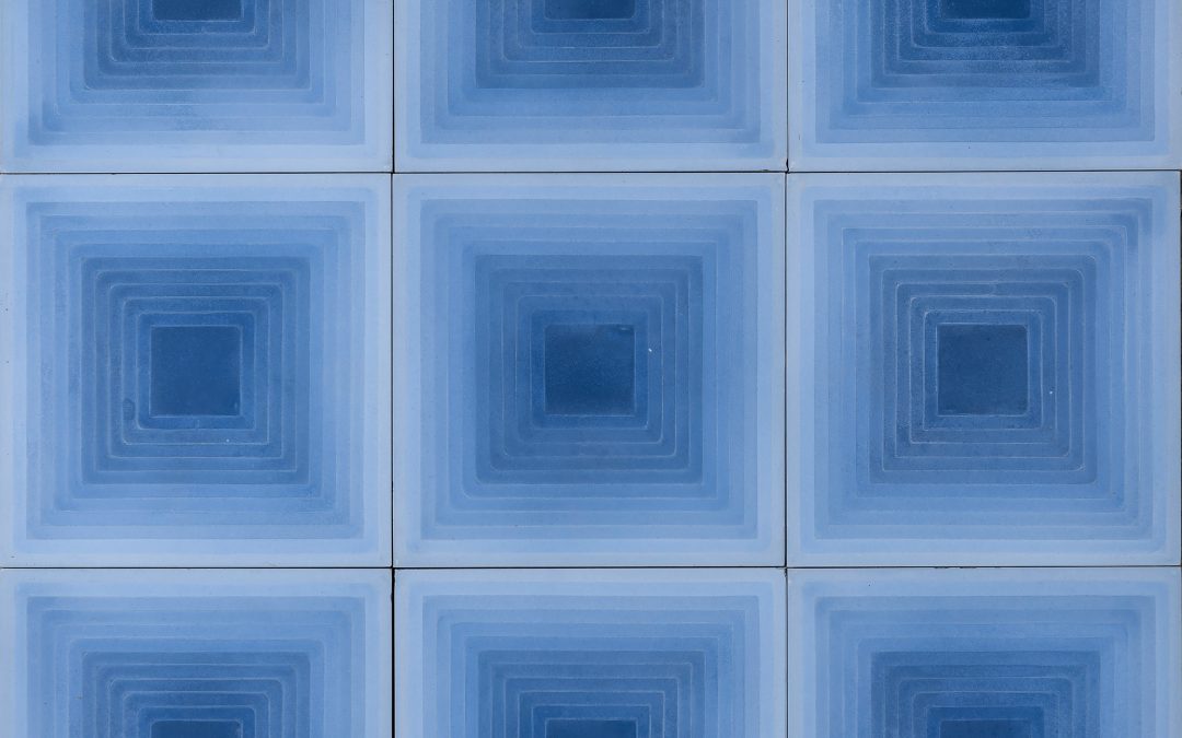 FOUR ELEMENTS / Squares Blue