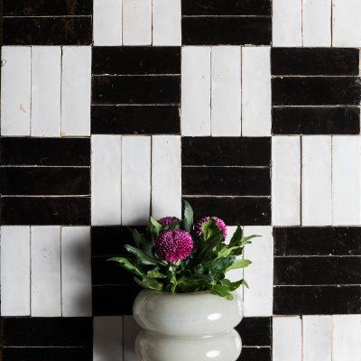 Bejmat black + traditional white by Marrakech Design