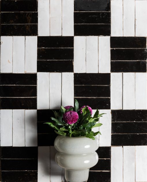 Bejmat black + traditional white by Marrakech Design