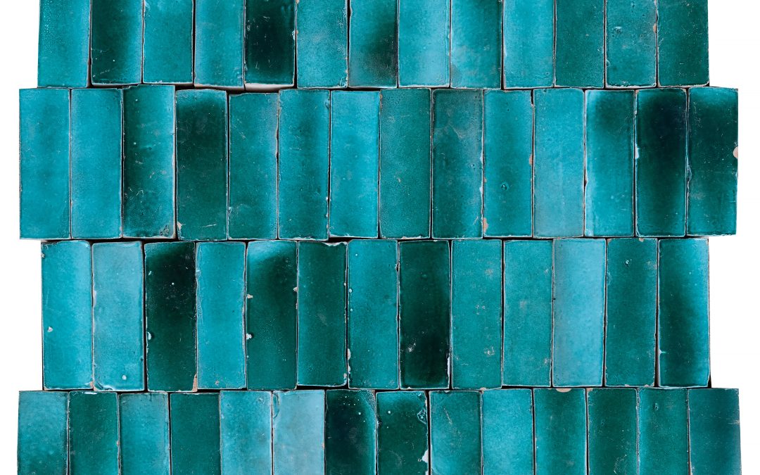 Zellige: Bejmat form (vägg/golv) – Emerald Green