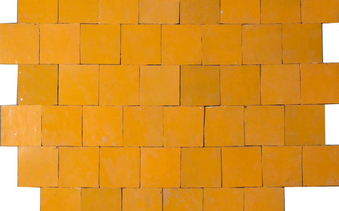 Zellige wall tiles – yellow
